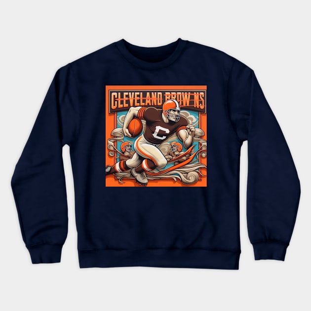 Cleveland browns Crewneck Sweatshirt by Winshop